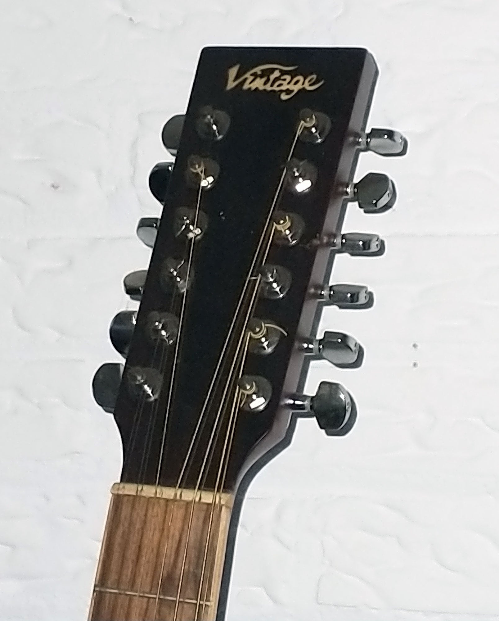 NL30U003 Vintage linkshandige 12-snarige gitaar – MAWA gear