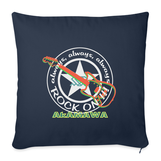 AC50P002 ROCK ON Sofa pillow with filling 45cm x 45cm - navy